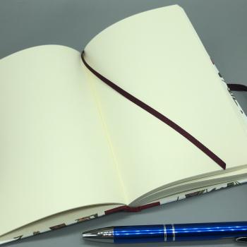 Preview: Notizbuch A6 Seiten Lesebändchen handlich